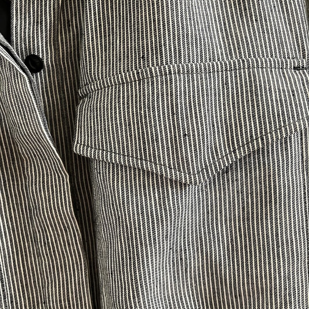 NWT🥼rag & bone Navy Stripe Surplus Romper SZ-10 - Picture 8 of 15